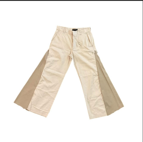 GREEND4Y SUPER FLARE KHAKI PANTS